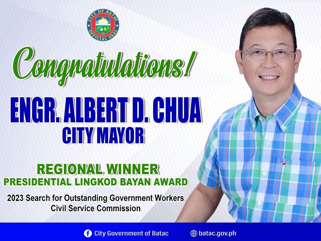MAYOR ALBERT D. CHUA’S IMPACTFUL LEADERSHIP RECOGNIZED